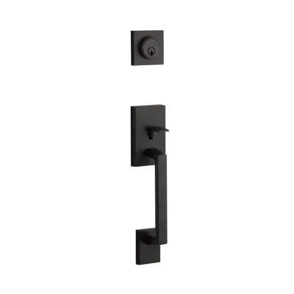 Yale Expressions Marcel Single Cylinder Exterior Trim — Negro Mate