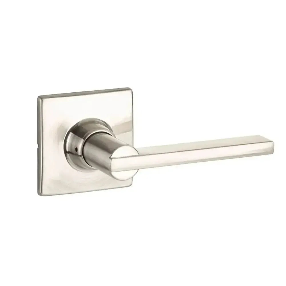 Yale Expressions Marcel rosette with Keyed Nils lever, Kwikset keyway — Níquel Satinado