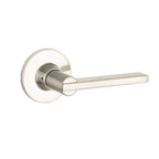 Yale Expressions Owen rosette with Keyed Nils lever, Weiser keyway — Níquel Satinado
