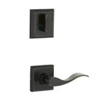 Yale Expressions Interior Trim Pack for Yale Ellington Entryset with Brunswick lever Left Handed — Bronce Aceitado