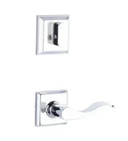 Yale Expressions Interior Trim Pack for Yale Ellington Entryset with Brunswick lever Left Handed — Cromo Pulido
