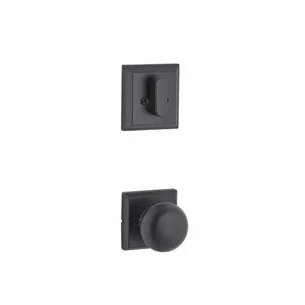 Yale Expressions Interior Trim Pack for Yale Ellington Entryset with Walker knob — Negro Mate