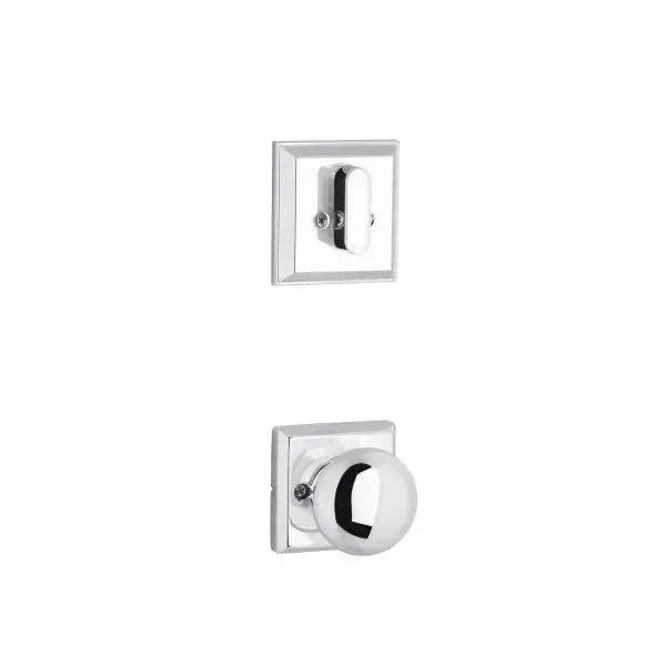 Yale Expressions Interior Trim Pack for Yale Ellington Entryset with Walker knob — Cromo Pulido