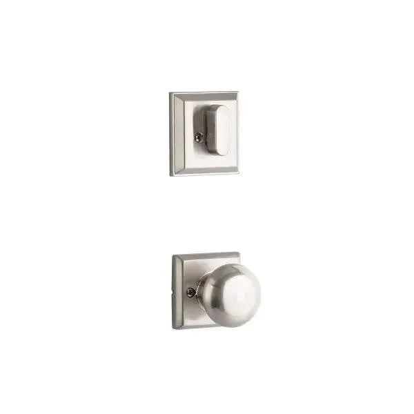 Yale Expressions Interior Trim Pack for Yale Ellington Entryset with Walker knob — Níquel Satinado