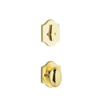 Yale Expressions Interior Trim Pack for Yale Everly Entryset with Auburn knob — Latón Pulido