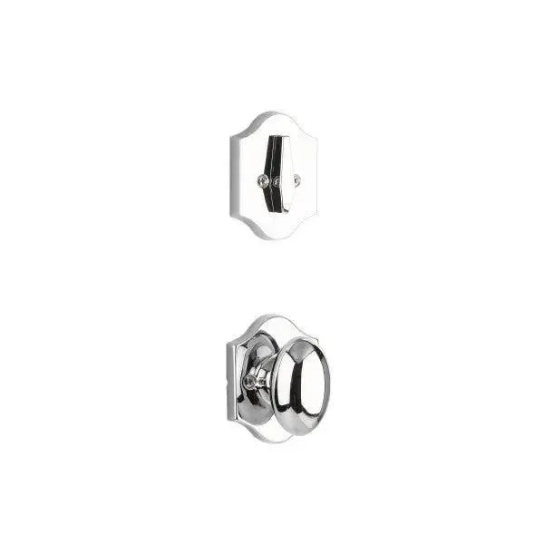 Yale Expressions Interior Trim Pack for Yale Everly Entryset with Auburn knob — Cromo Pulido