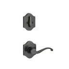 Yale Expressions Interior Trim Pack for Yale Everly Entryset with Farmington lever Right Handed — Bronce Aceitado