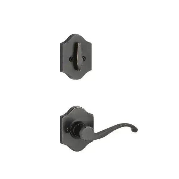 Yale Expressions Interior Trim Pack for Yale Everly Entryset with Farmington lever Right Handed — Bronce Aceitado