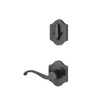 Yale Expressions Interior Trim Pack for Yale Everly Entryset with Farmington lever Left Handed — Bronce Aceitado