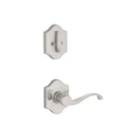 Yale Expressions Interior Trim Pack for Yale Everly Entryset with Farmington lever Left Handed — Níquel Satinado