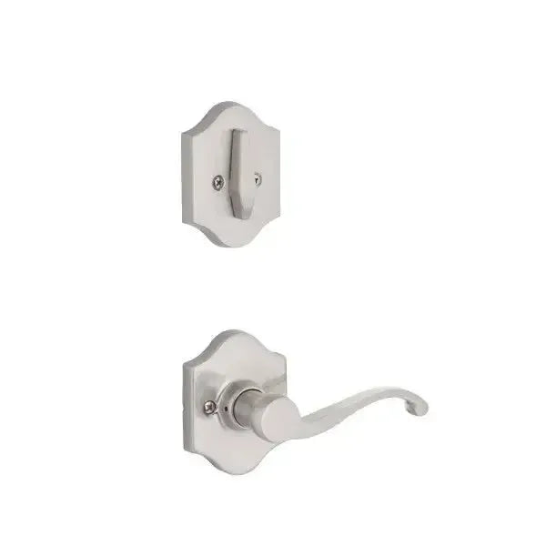 Yale Expressions Interior Trim Pack for Yale Everly Entryset with Farmington lever Right Handed — Níquel Satinado