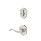 Yale Expressions Interior Trim Pack for Yale Everly Entryset with Farmington lever Right Handed — Níquel Satinado