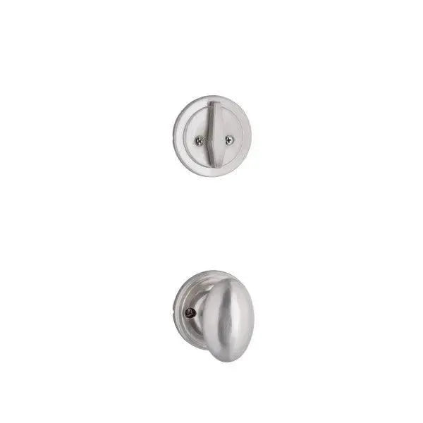 Yale Expressions Interior Trim Pack for Yale Maguire Entryset with Auburn knob — Níquel Satinado
