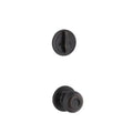 Yale Expressions Interior Trim Pack for Yale Maguire Entryset with Lewiston knob — Bronce Aceitado