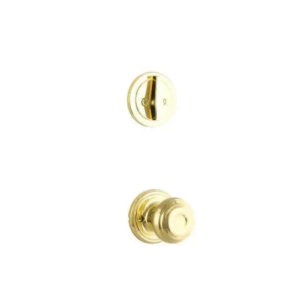 Yale Expressions Interior Trim Pack for Yale Maguire Entryset with Lewiston knob — Latón Pulido