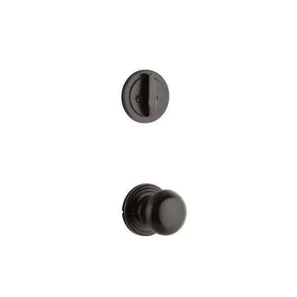 Yale Expressions Interior Trim Pack for Yale Maguire Entryset with Walker knob — Bronce Aceitado