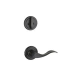 Yale Expressions Interior Trim Pack for Yale Maguire Entryset with Brunswick lever Right Handed — Negro Mate