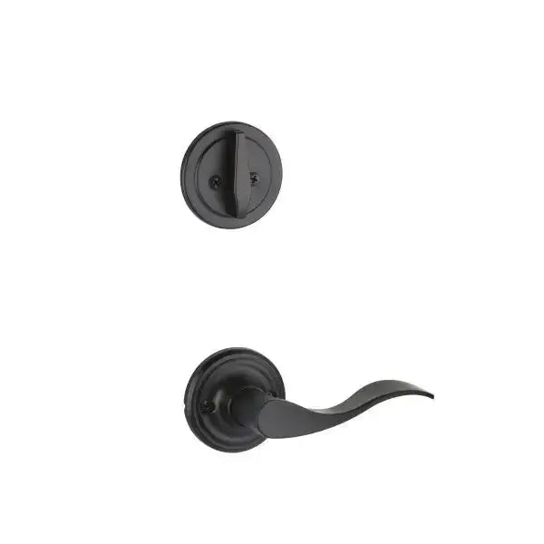 Yale Expressions Interior Trim Pack for Yale Maguire Entryset with Brunswick lever Right Handed — Negro Mate