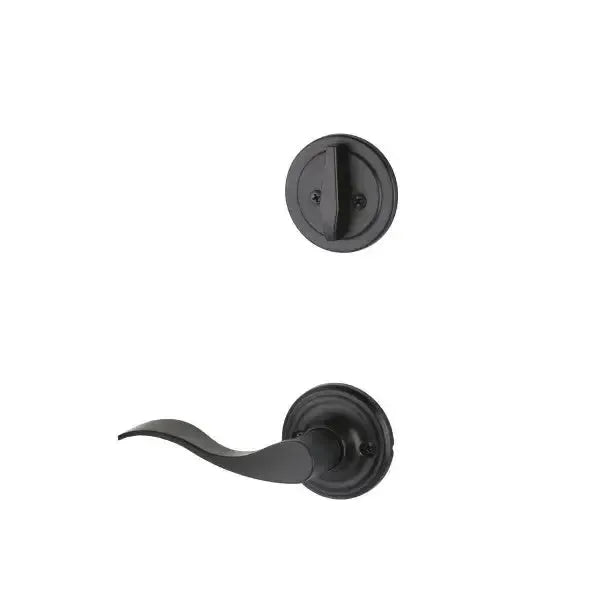 Yale Expressions Interior Trim Pack for Yale Maguire Entryset with Brunswick lever Right Handed — Negro Mate