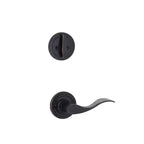 Yale Expressions Interior Trim Pack for Yale Maguire Entryset with Brunswick lever Right Handed — Bronce Aceitado