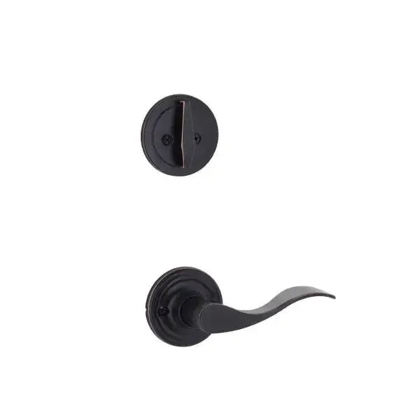 Yale Expressions Interior Trim Pack for Yale Maguire Entryset with Brunswick lever Right Handed — Bronce Aceitado