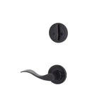 Yale Expressions Interior Trim Pack for Yale Maguire Entryset with Brunswick lever Right Handed — Bronce Aceitado