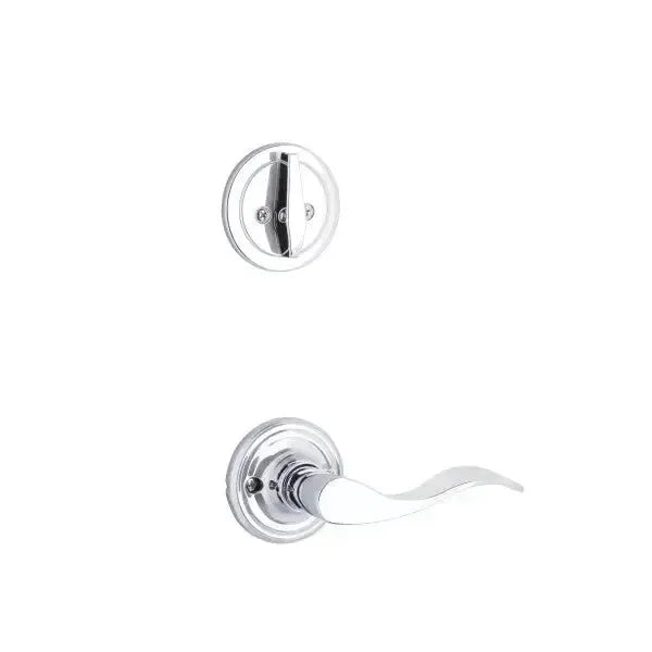 Yale Expressions Interior Trim Pack for Yale Maguire Entryset with Brunswick lever Left Handed — Cromo Pulido