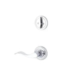 Yale Expressions Interior Trim Pack for Yale Maguire Entryset with Brunswick lever Left Handed — Cromo Pulido