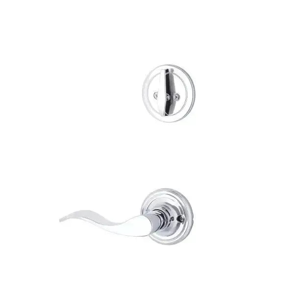 Yale Expressions Interior Trim Pack for Yale Maguire Entryset with Brunswick lever Right Handed — Cromo Pulido