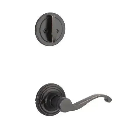 Yale Expressions Interior Trim Pack for Yale Maguire Entryset with Farmington lever Left Handed — Bronce Aceitado