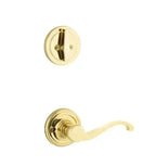Yale Expressions Interior Trim Pack for Yale Maguire Entryset with Farmington lever Left Handed — Latón Pulido