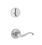 Yale Expressions Interior Trim Pack for Yale Maguire Entryset with Farmington lever Right Handed — Níquel Satinado