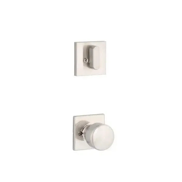 Yale Expressions Interior Trim Pack for Yale Marcel Entryset with Dylan knob — Níquel Satinado