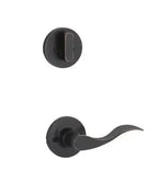 Yale Expressions Interior Trim Pack for Yale Owen Entryset with Brunswick lever Right Handed — Bronce Aceitado