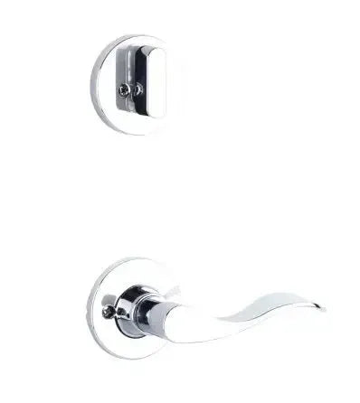 Yale Expressions Interior Trim Pack for Yale Owen Entryset with Brunswick lever Right Handed — Cromo Pulido