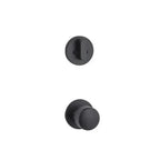Yale Expressions Interior Trim Pack for Yale Owen Entryset with Dylan knob — Negro Mate
