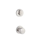 Yale Expressions Interior Trim Pack for Yale Owen Entryset with Dylan knob — Níquel Satinado