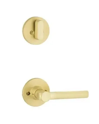 Yale Expressions Interior Trim Pack for Yale Owen Entryset with Holden lever — Latón Satinado