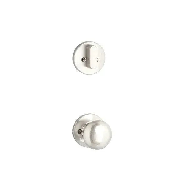 Yale Expressions Interior Trim Pack for Yale Owen Entryset with Walker knob — Níquel Satinado