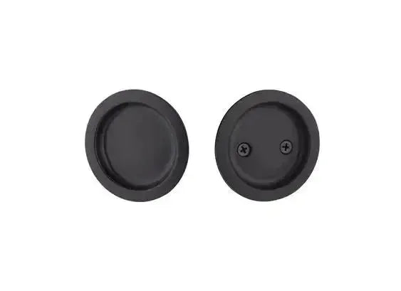 Yale Expressions Round Passage Tubular Pocket Door Lock — Negro Mate