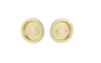 Yale Expressions Round Passage Tubular Pocket Door Lock — Latón Satinado