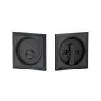 Yale Expressions Square Passage Tubular Pocket Door Lock — Negro Mate