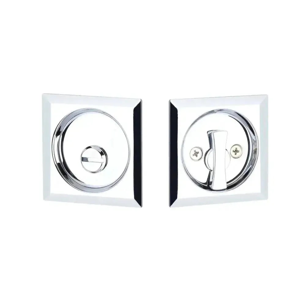 Yale Expressions Square Passage Tubular Pocket Door Lock — Cromo Pulido