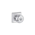 Yale Expressions Ellington rosette with Keyed Walker knob, Weiser keyway — Cromo Pulido