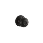 Yale Expressions Maguire rosette with Keyed Walker knob, Kwikset keyway — Negro Mate