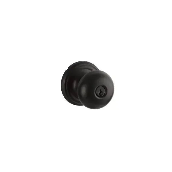 Yale Expressions Maguire rosette with Keyed Walker knob — Negro Mate