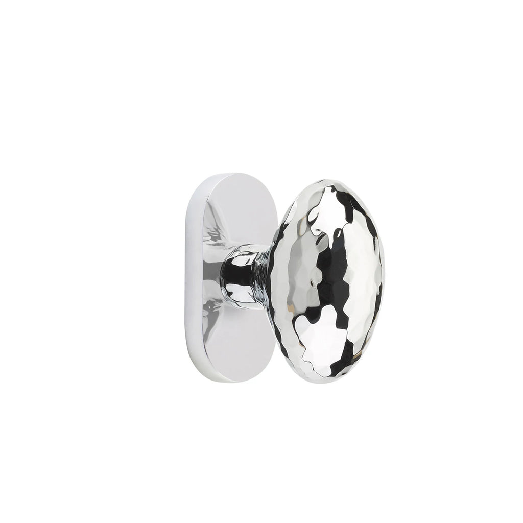 Cromo Pulido · 1-1/2" x3" Oval Rosette