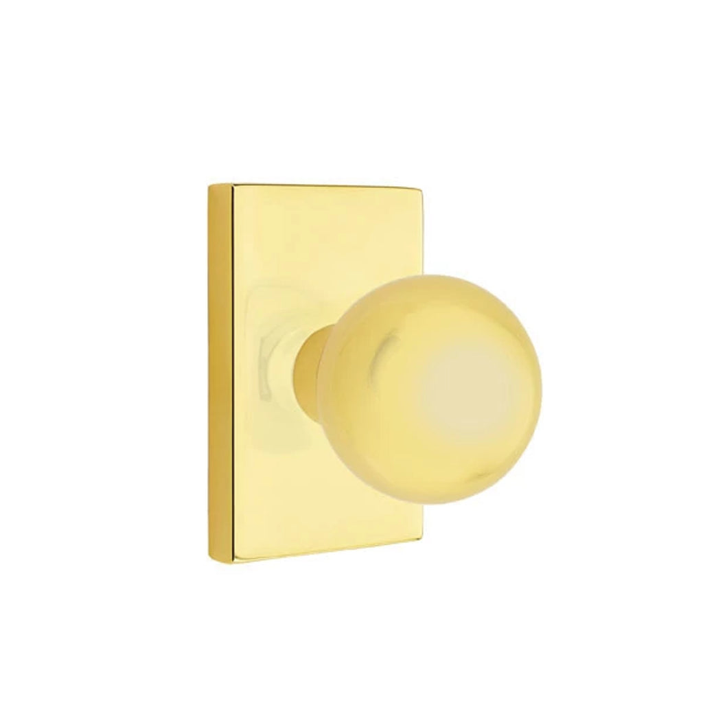 Latón sin Laca · Modern Rectangular Rosette