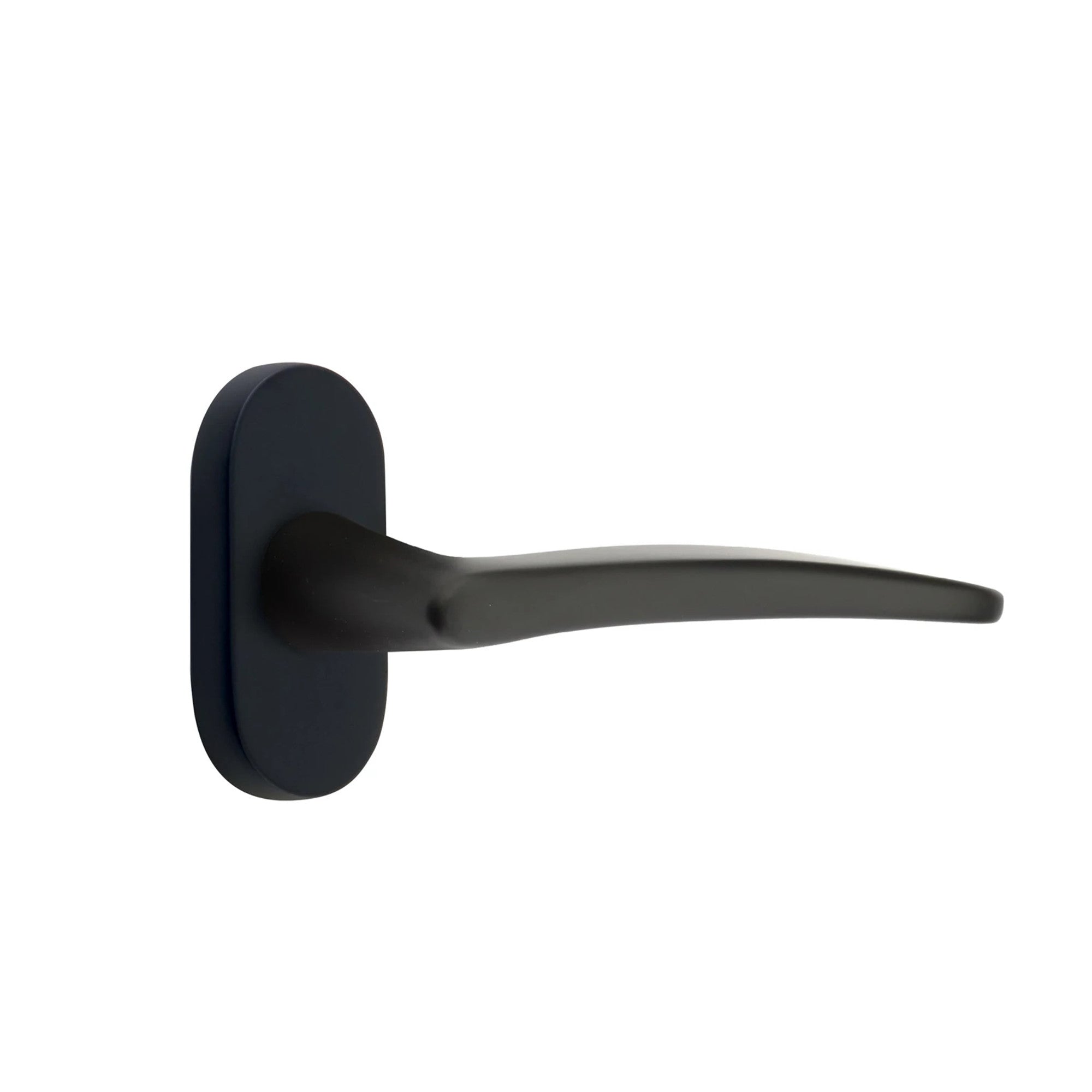 Negro Mate · 1-1/2" x3" Oval Rosette