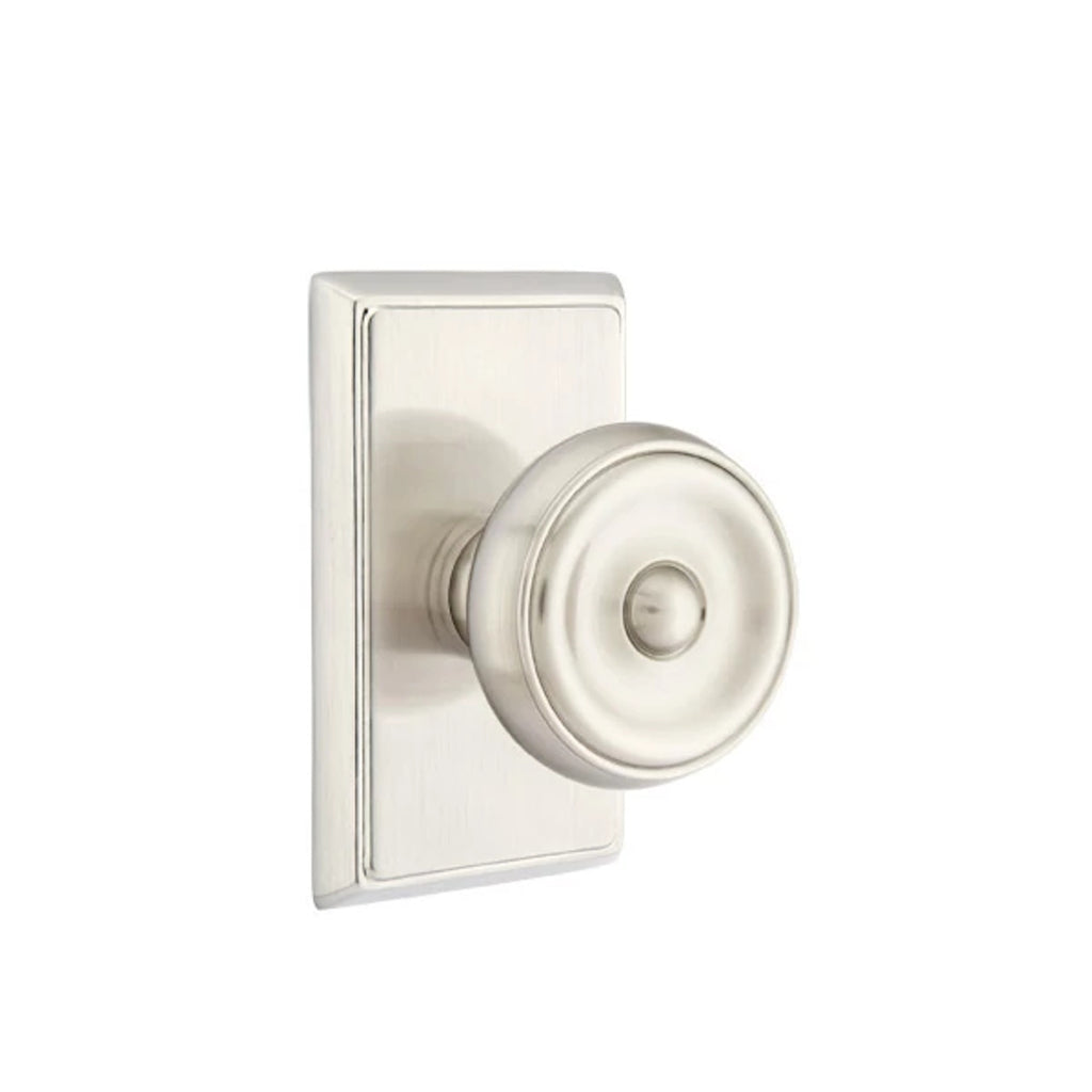 Níquel Satinado · Rectangular Rosette